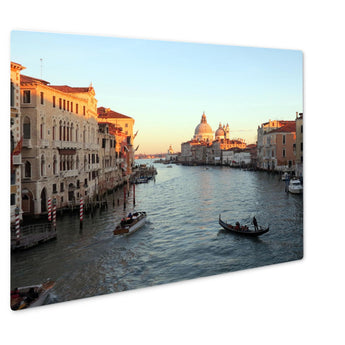 Metal Panel Print, Venesië Italië Grand Canal Basilicsantmaridellsalute Uitsig vanaf