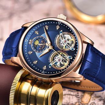 LIGE Tourbillon  Automatic Men's Watch