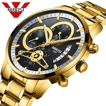 NIBOSI Sports watch of the best brand 2019 Waterproof Man Watch