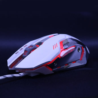 Zuoya Gamer Gaming Mouse 8D 3200 DPI Adjágável Comic OPTICAL LED Computer Double Cabo USB Portable Computer