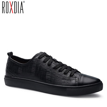 ROXDIA Mans gemaklike leerskoene Lente Herfs Gemaklike Loafers