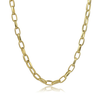 Unisex Fashion Gold Color Choker Necklace Women Chain