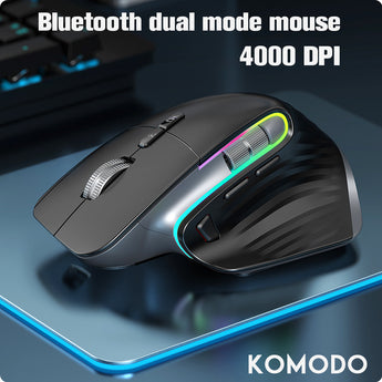 Rechargeable 2.4G Bluetooth wireless mouse office business 2.4G Wireless Ergonomic Mouse For PC Laptop